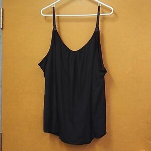 Old Navy Size XXL (Maternity) Black Sunday Sleep Sleeveless Nursing Top
